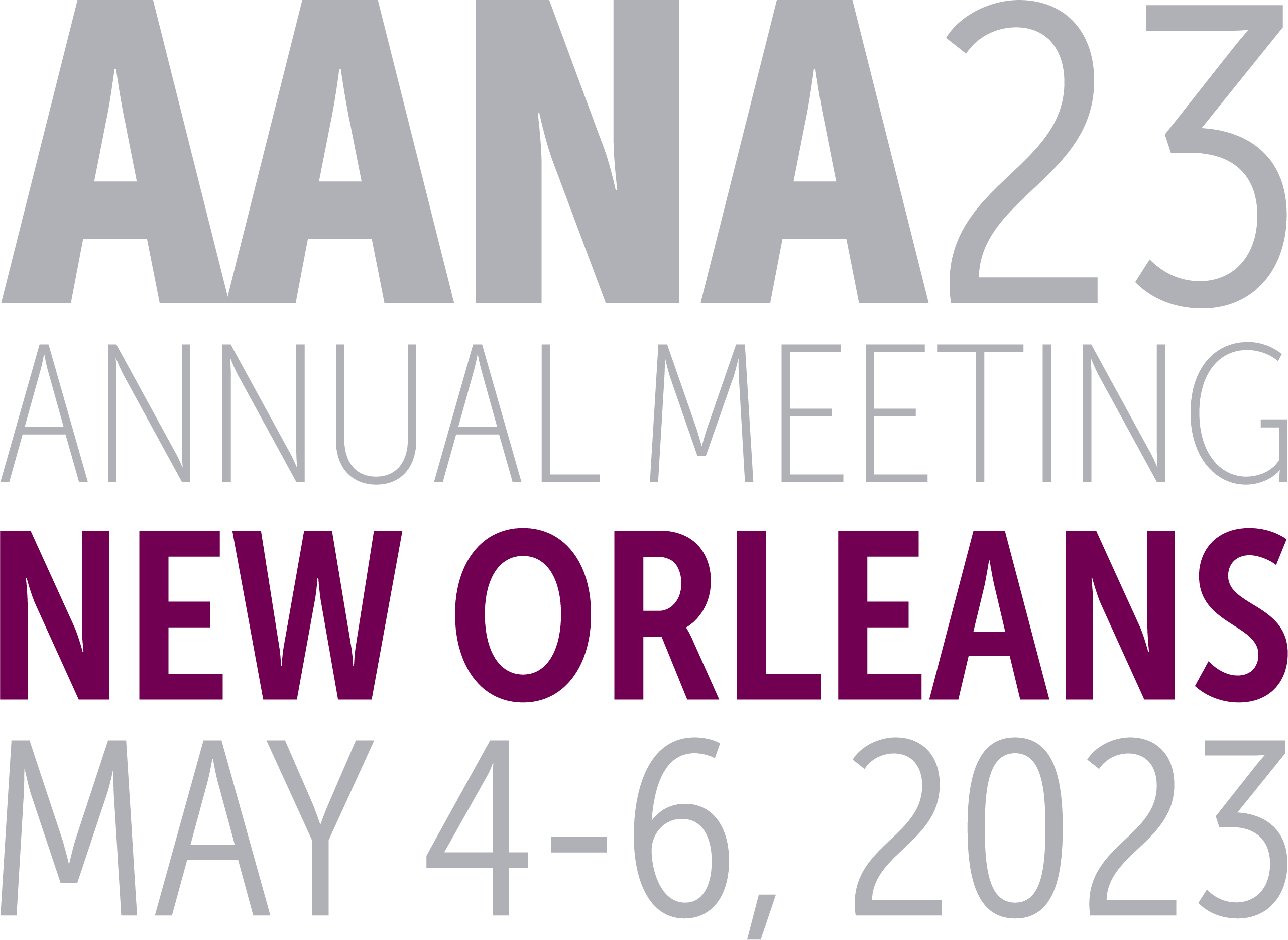 Display event 2024 Annual Meeting (AANA24)