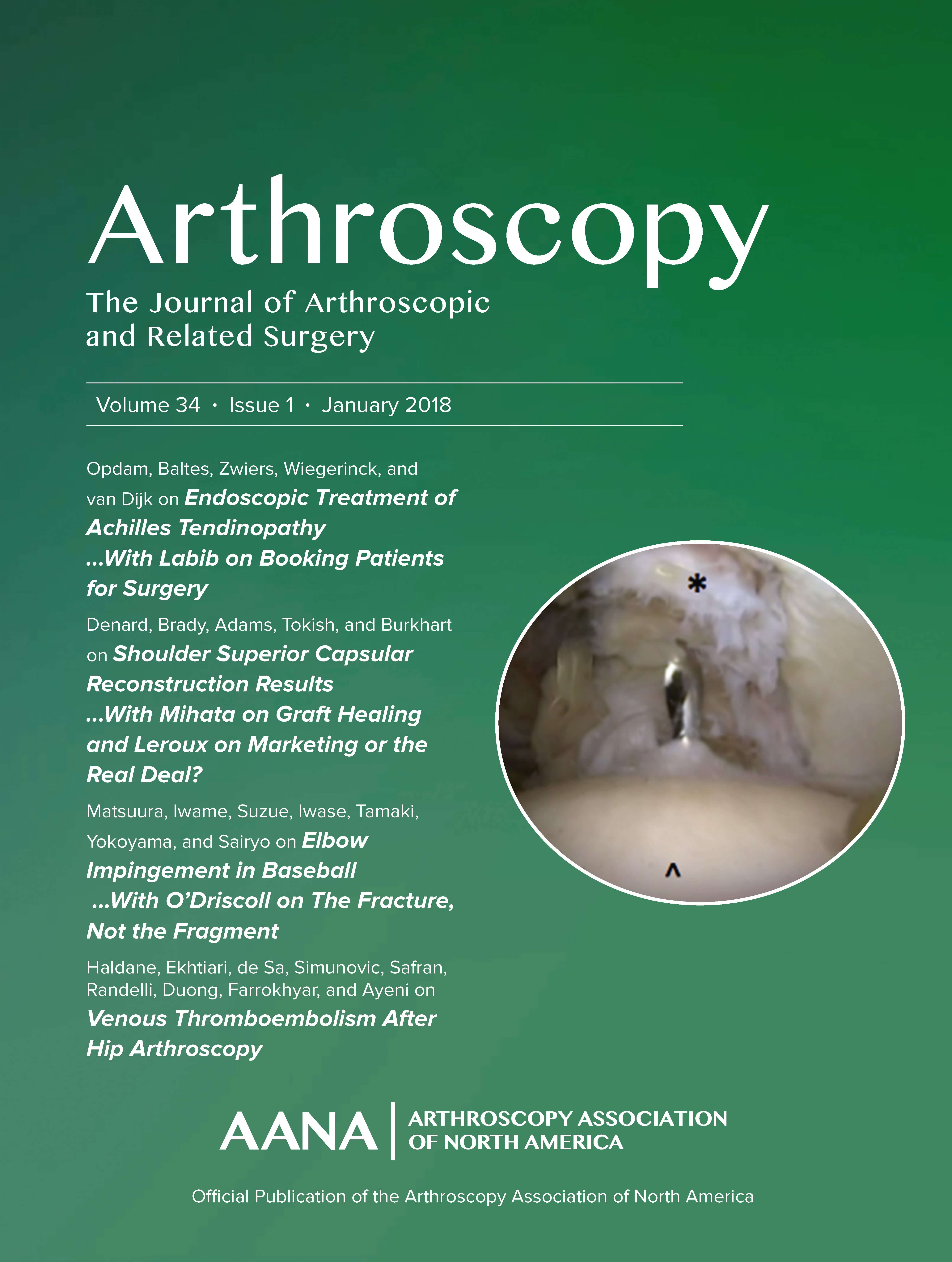 Arthroscopy Front Cover